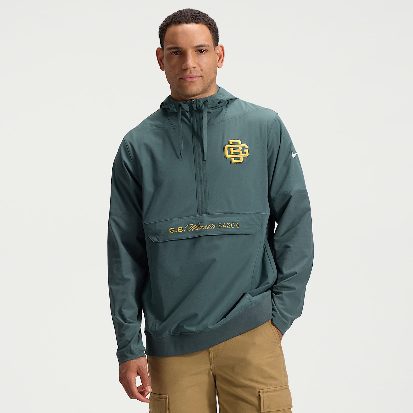 Green Bay Packers Rivalries Collection Sideline Anorak Men's Nike